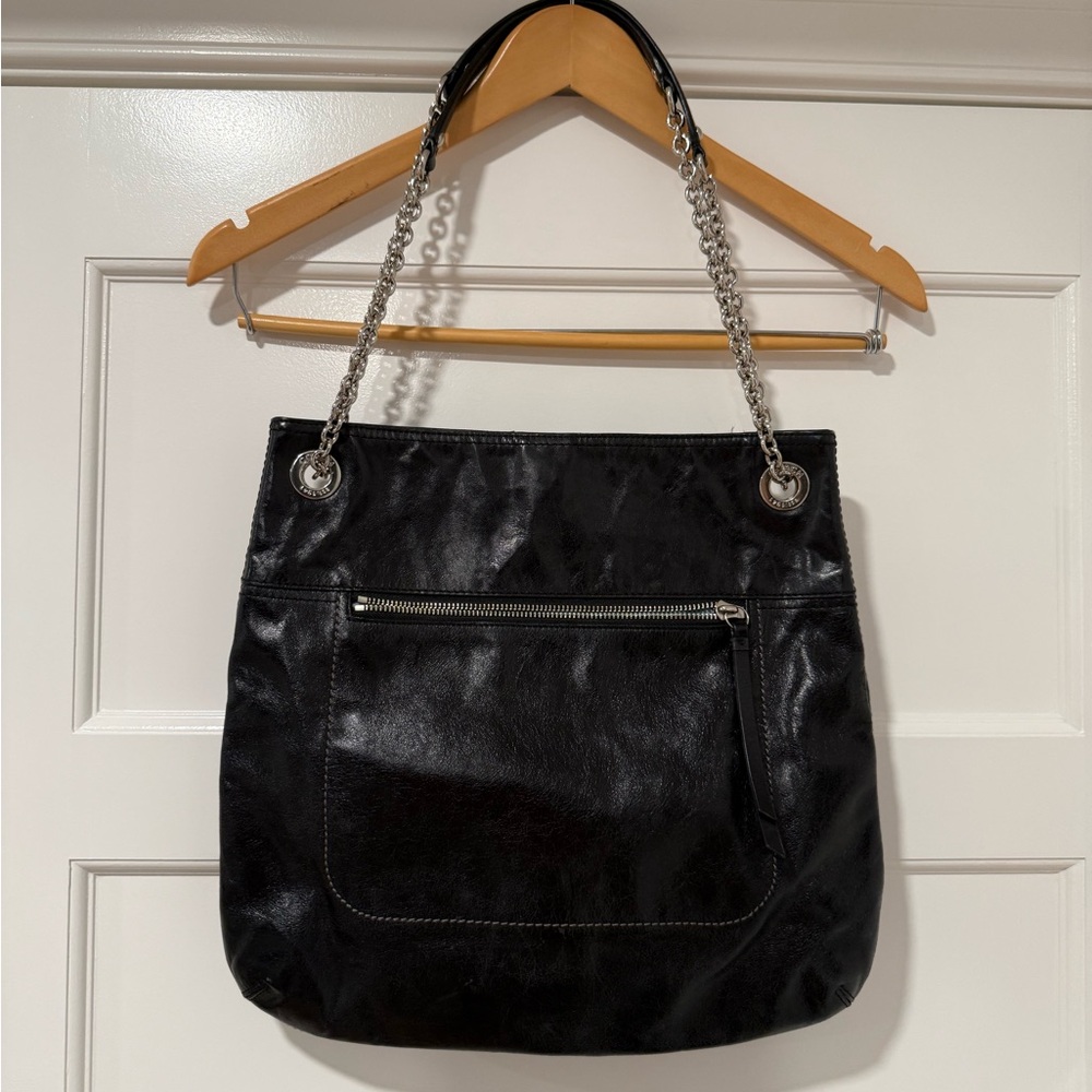 Coach Slim Black Leather Bag style #21199